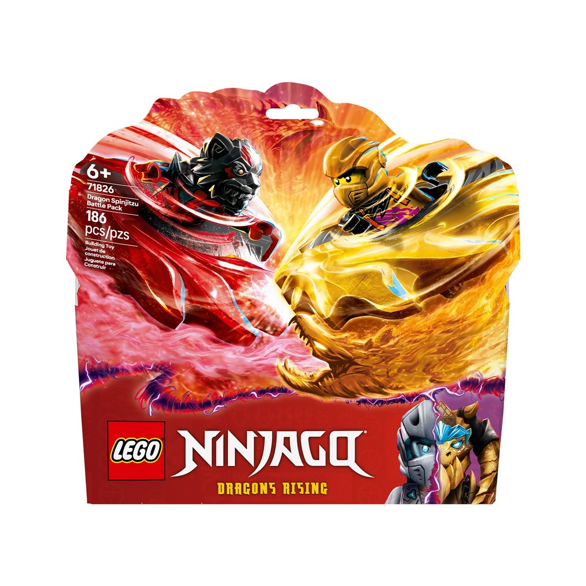 Pack De Combate Spinjitzu Del Dragón Lego Ninjago