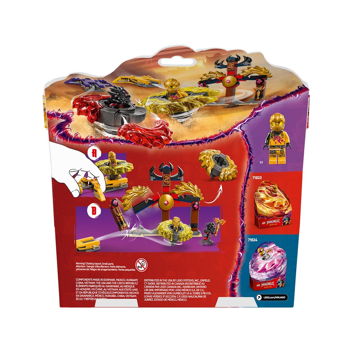 Pack De Combate Spinjitzu Del Dragón Lego Ninjago