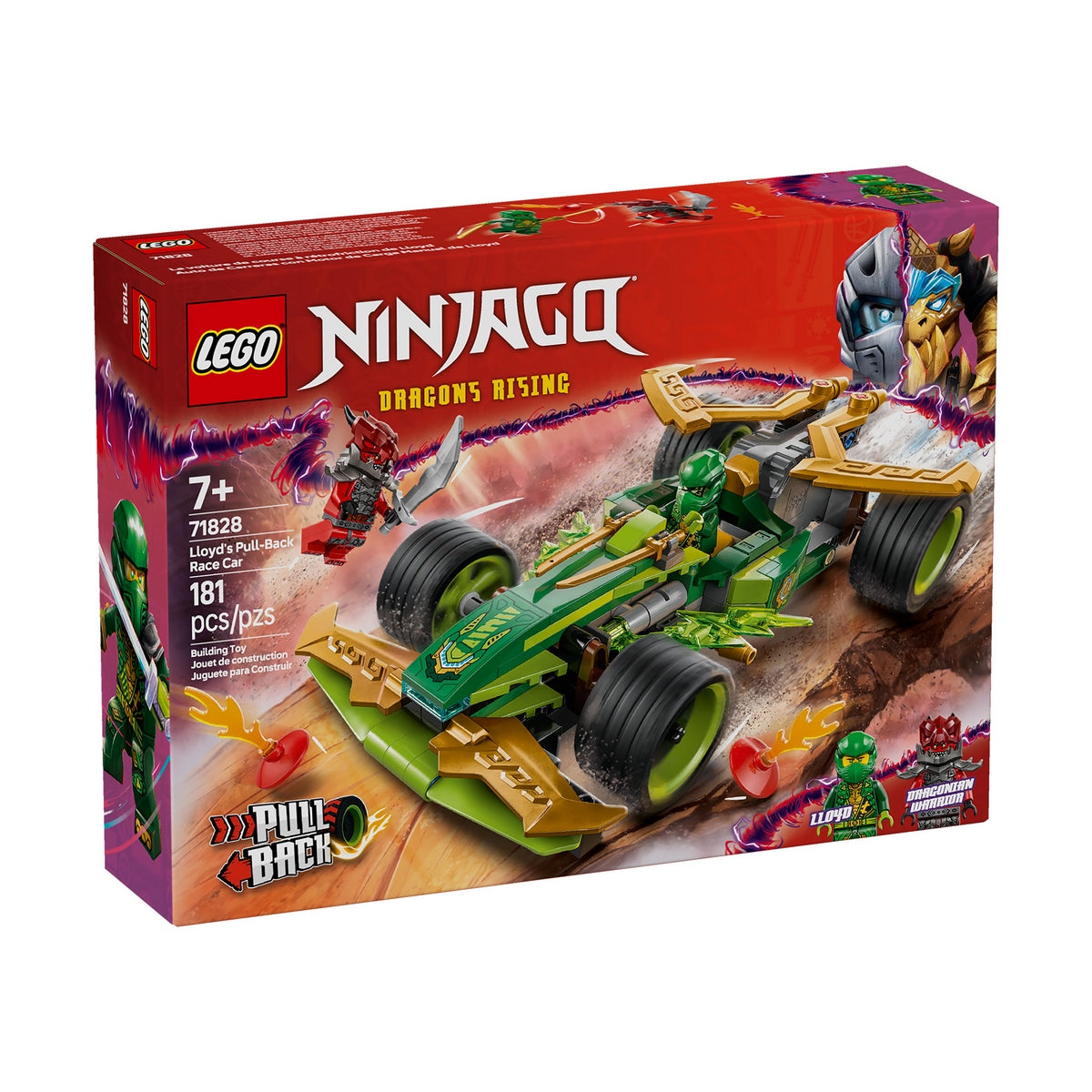 Coche De Carreras Con Motor De Carga Lego Ninjago