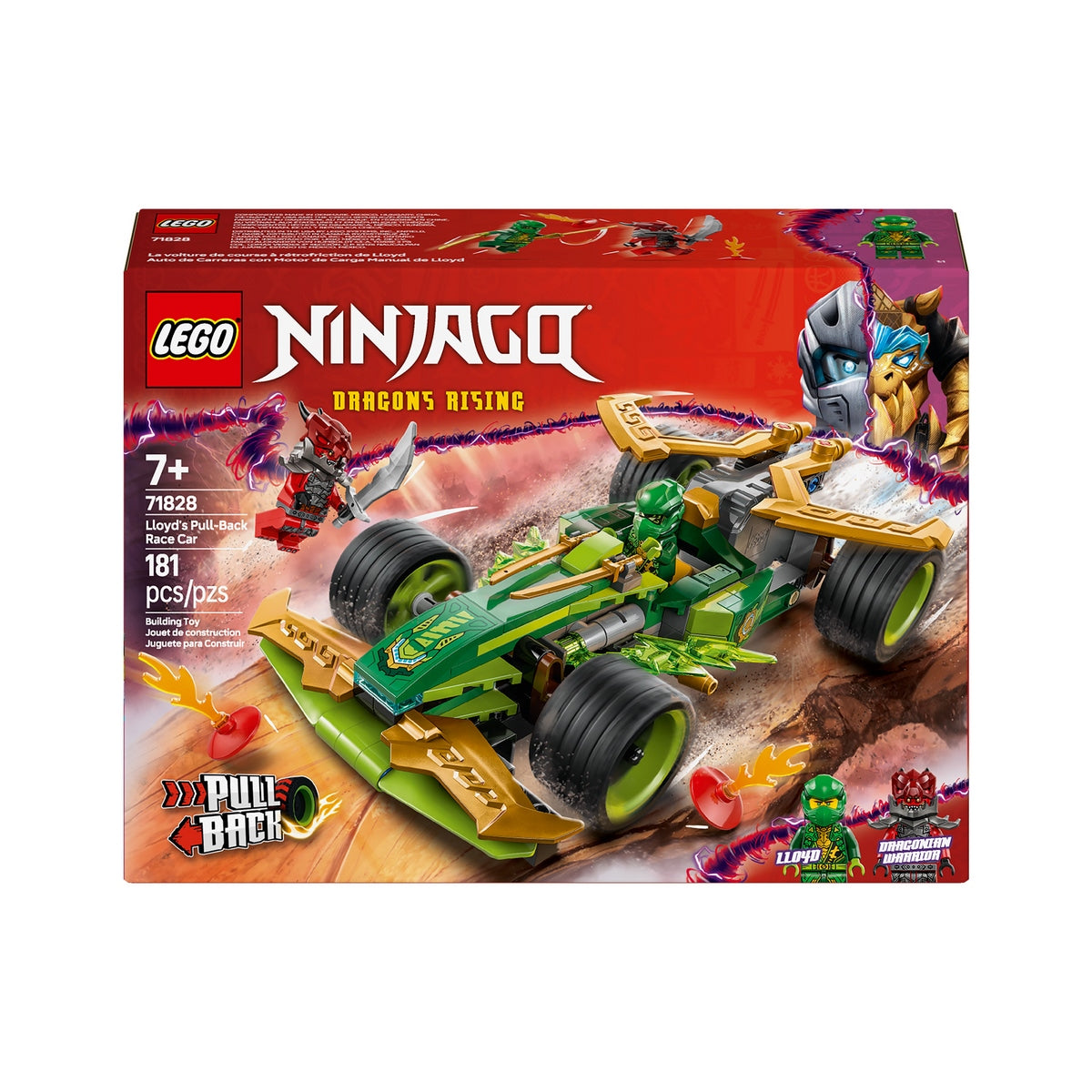 Coche De Carreras Con Motor De Carga Lego Ninjago