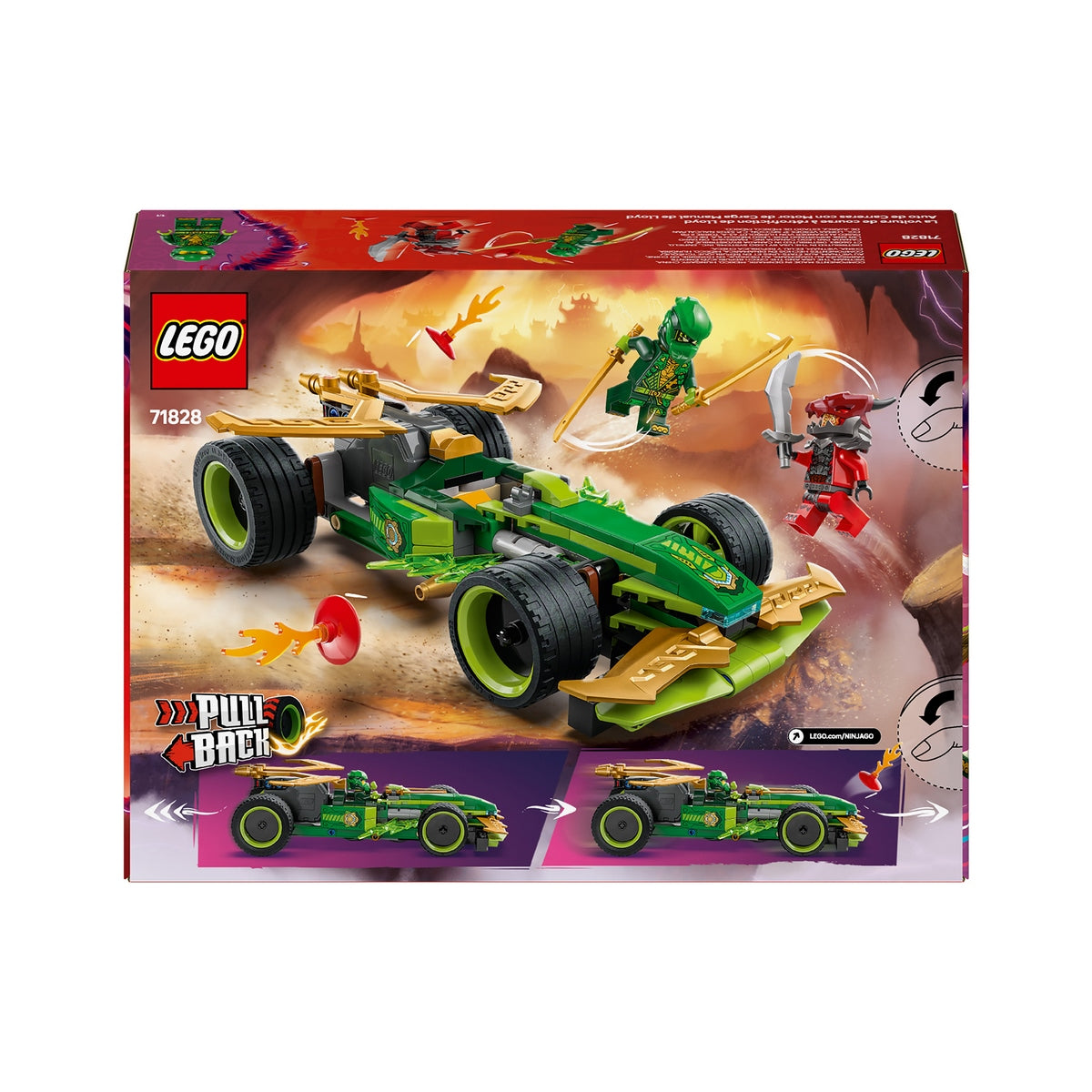 Coche De Carreras Con Motor De Carga Lego Ninjago
