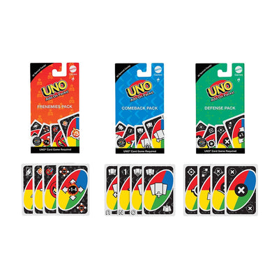 Uno Juego De Cartas Paquetes Complementarios