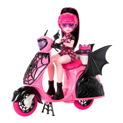 Monster High  Muñeca Draculaura Con Scooter