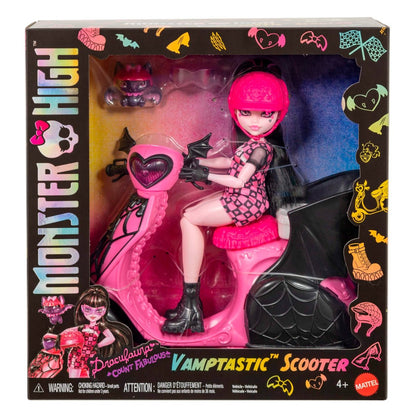 Monster High  Muñeca Draculaura Con Scooter