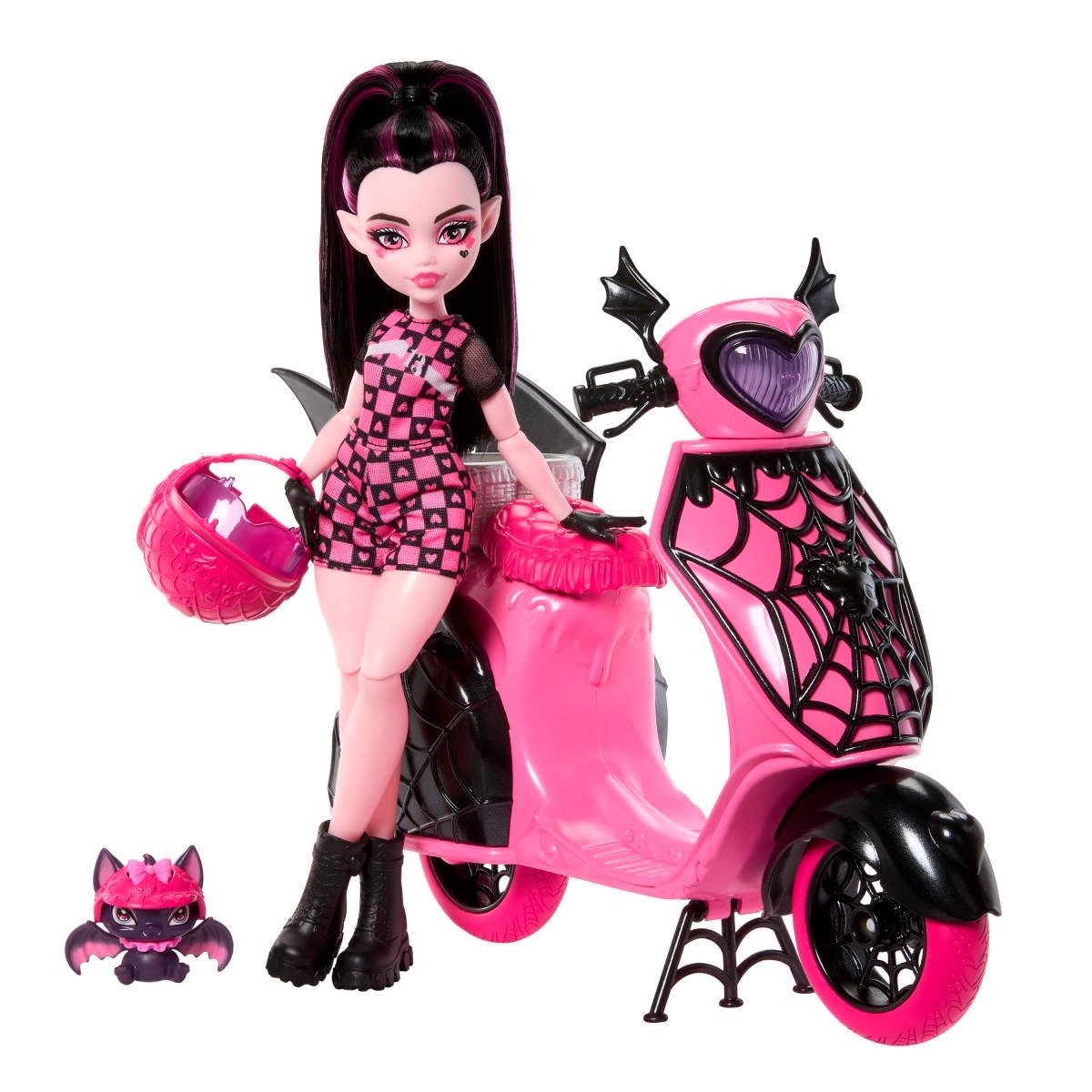 Monster High  Muñeca Draculaura Con Scooter