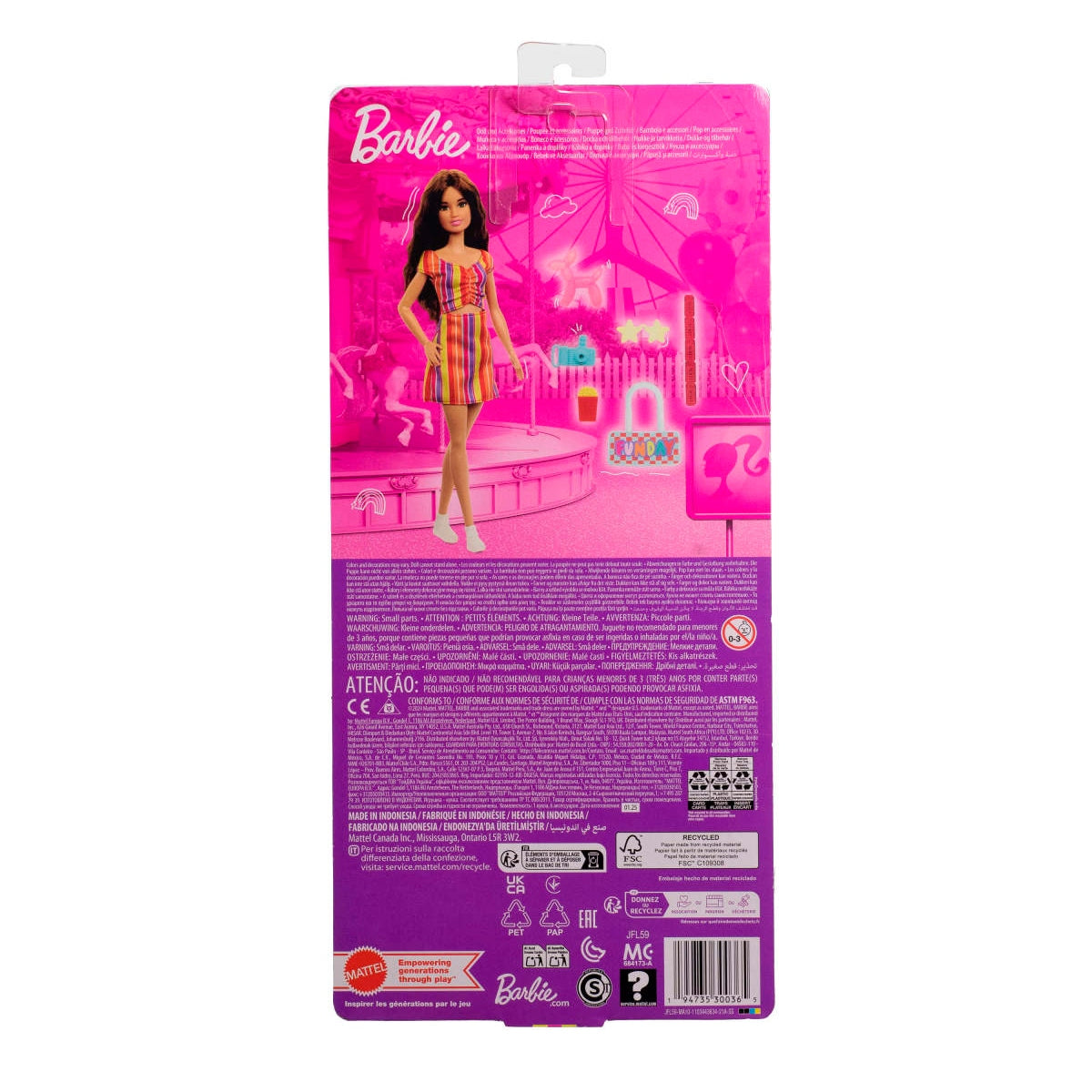 Barbie Muñeca Accesorios De Carnaval