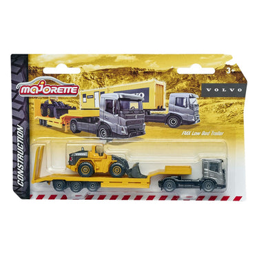 Majorette Volvo Transporter - Fmx Low Bed Trailer