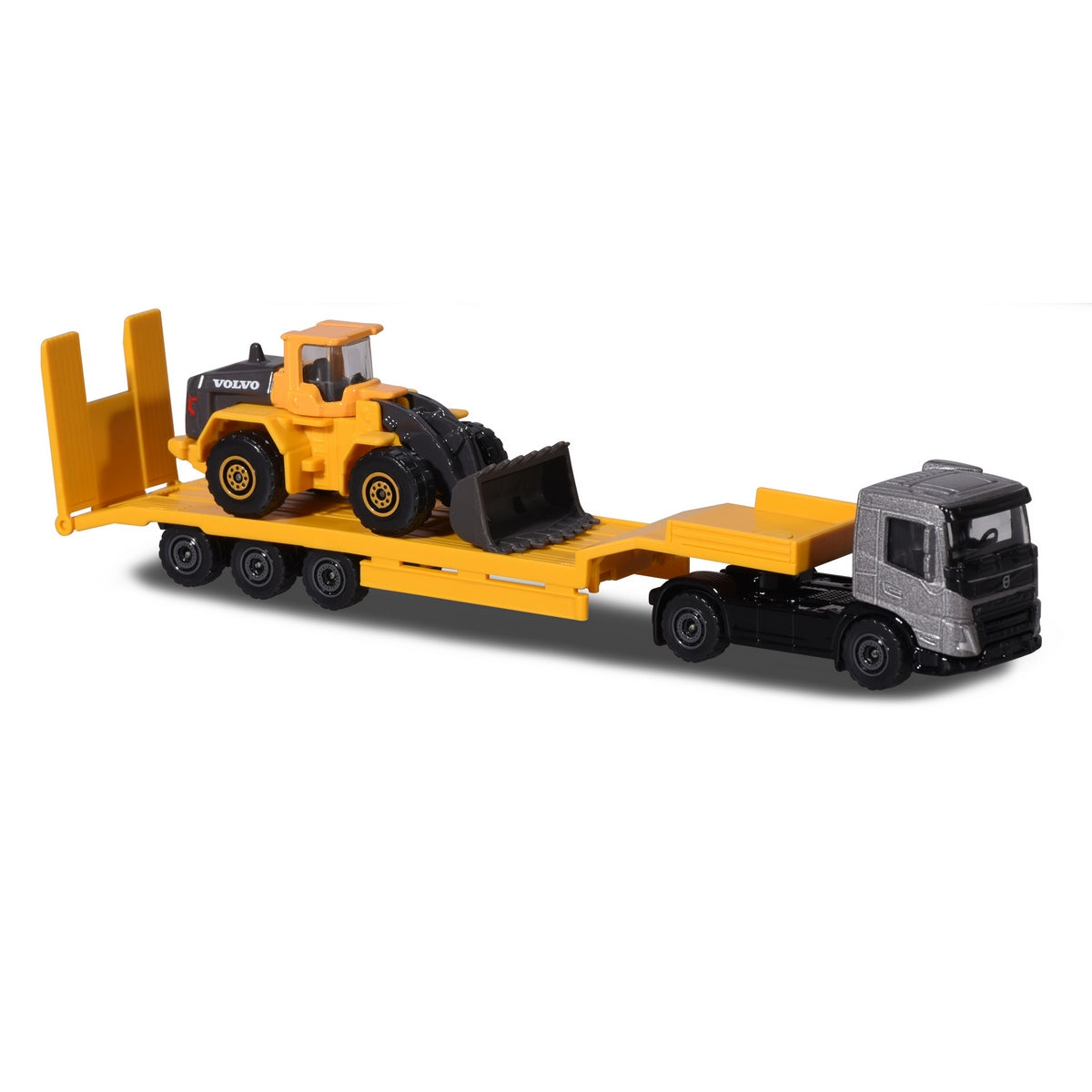 Majorette Volvo Transporter - Fmx Low Bed Trailer