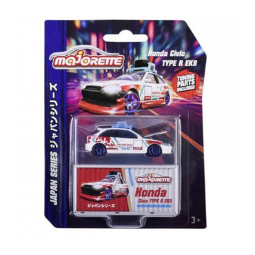 Majorette Japan Series Deluxe Cars - Honda Civic Type R Ek9