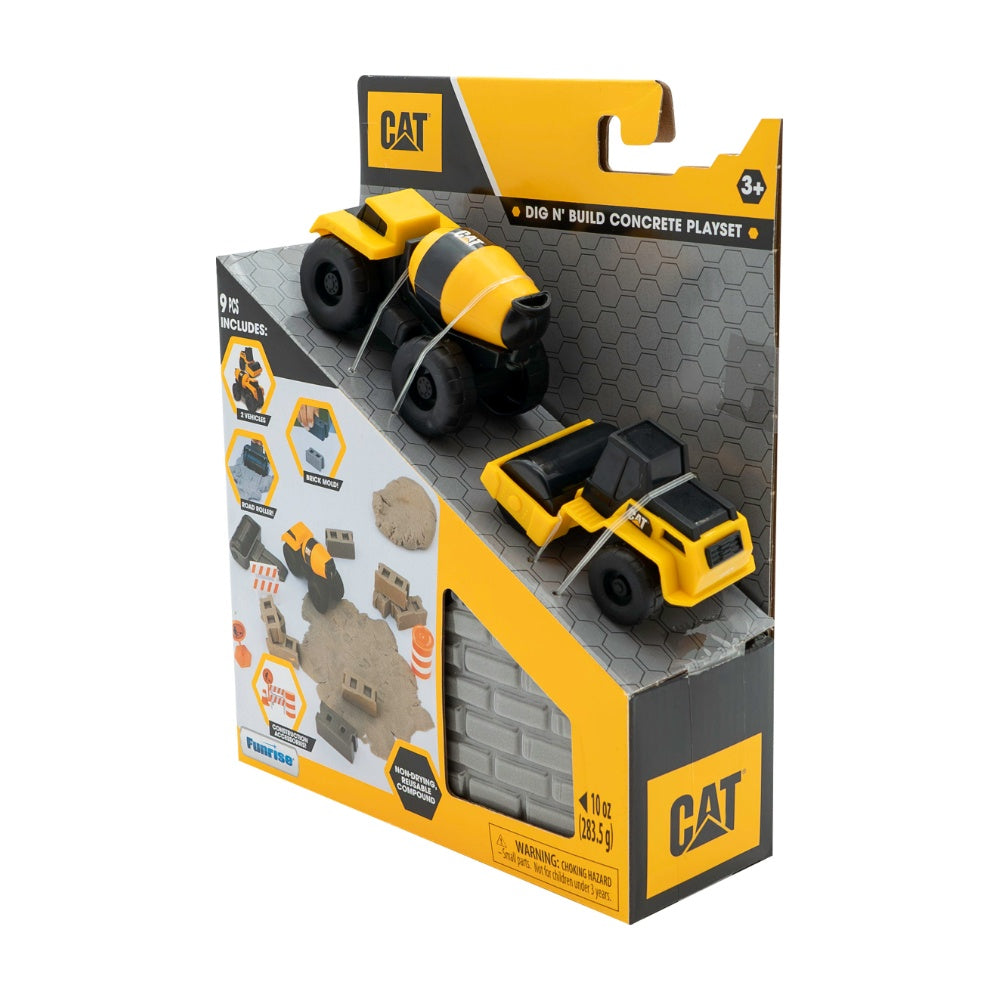 Cat Cavar Y Construir Play Set - Dig N Build Concrete Playset (Concreto) - foto 1