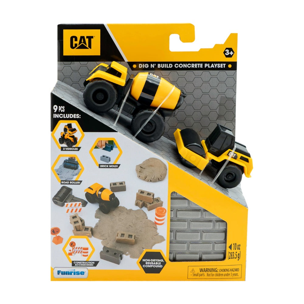 Cat Cavar Y Construir Play Set - Dig N Build Concrete Playset (Concreto) - foto 2