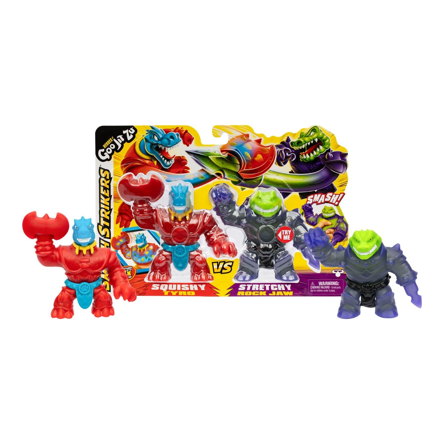 Heroes Of Goo Jit Zu Smash Tyro Vs Rock Jaw Pack