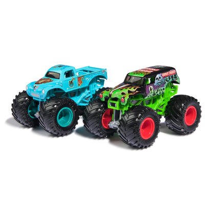 Monster Jam Vehiculos 1:64 Pack 2 - Grave Digger V/S W