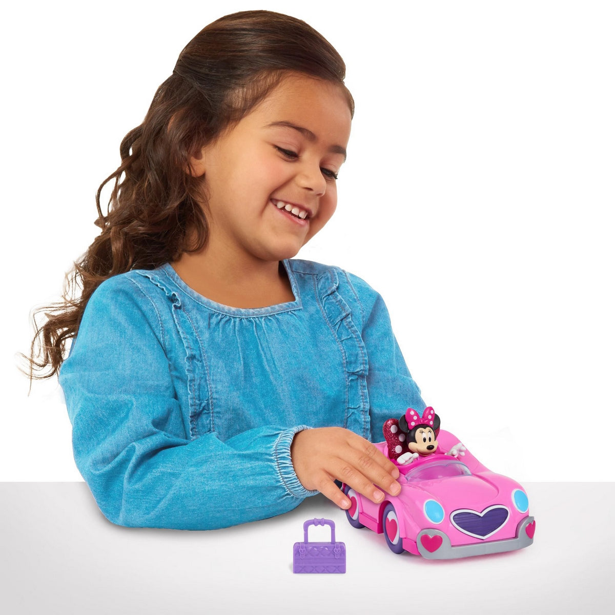 Minnie Mouse Vehiculo Con Figura