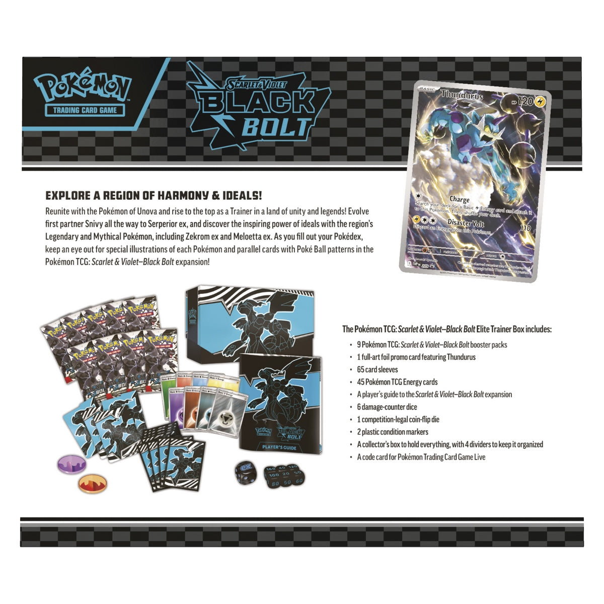 Pokemon Tcg Black Bolt - Elite Trainer Box Ing