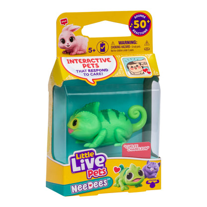 Little Live Pets Needees Mascota - Camaleón Curlee