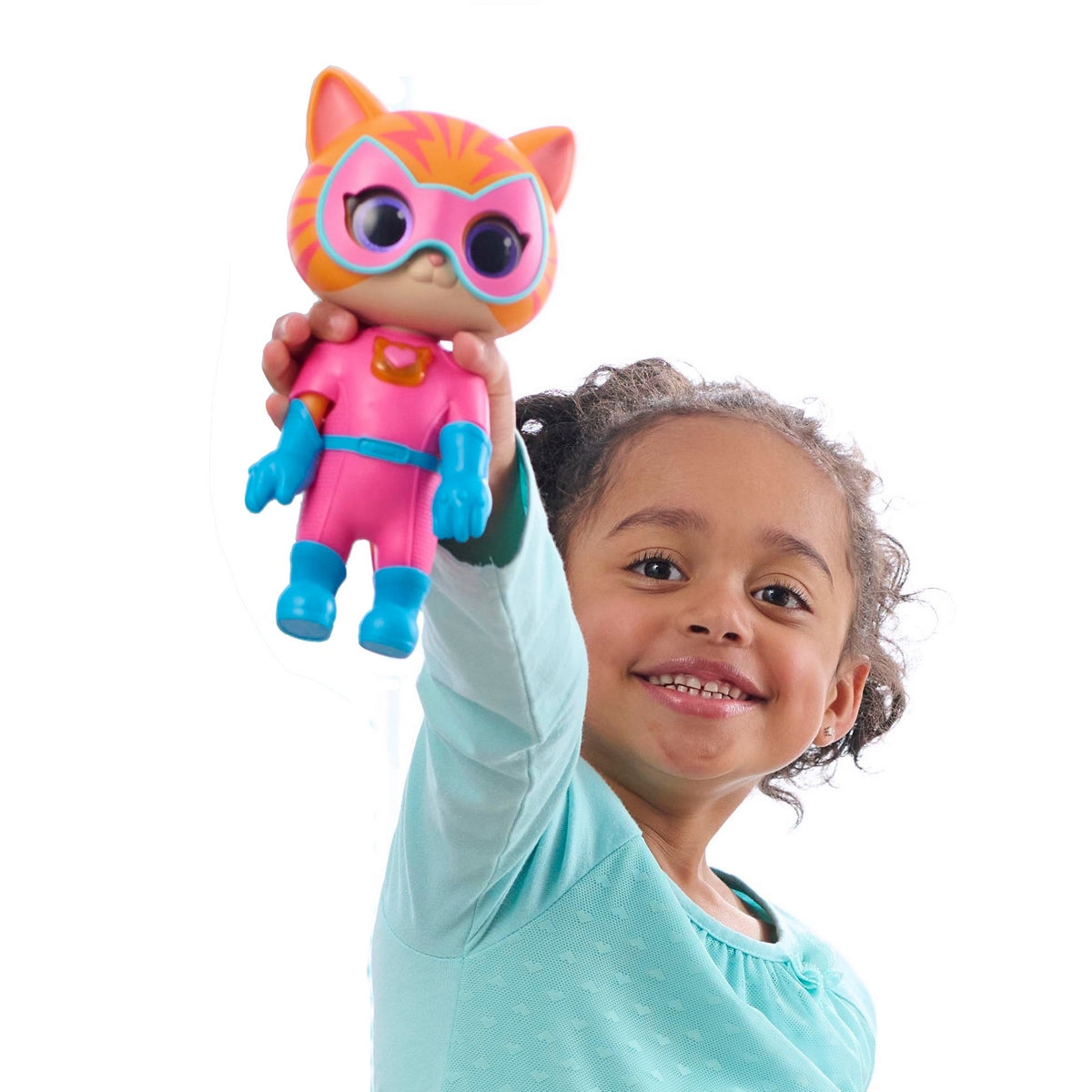 Super Kitties Cat Tastic 22 cm Figura Transformable Sonidos y Luces Ginny Gatástica