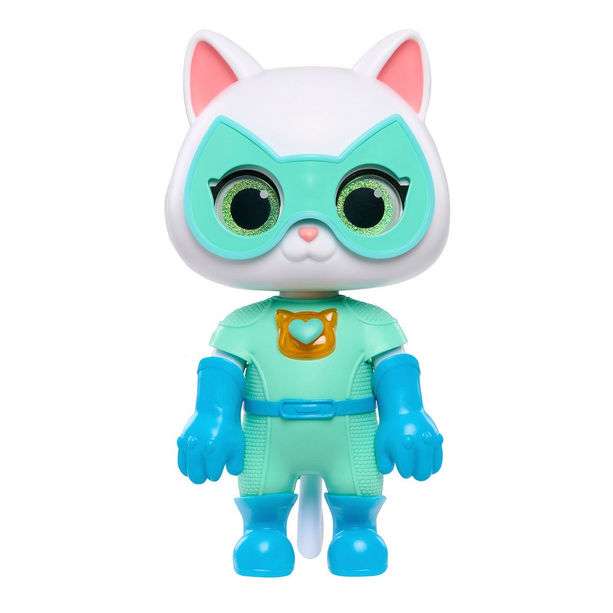 Super Kitties Cat Tastic 22 cm Figura Transformable Sonidos y Luces Bitsy Gatástica