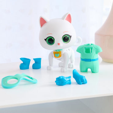 Super Kitties Cat Tastic 22 cm Figura Transformable Sonidos y Luces Bitsy Gatástica