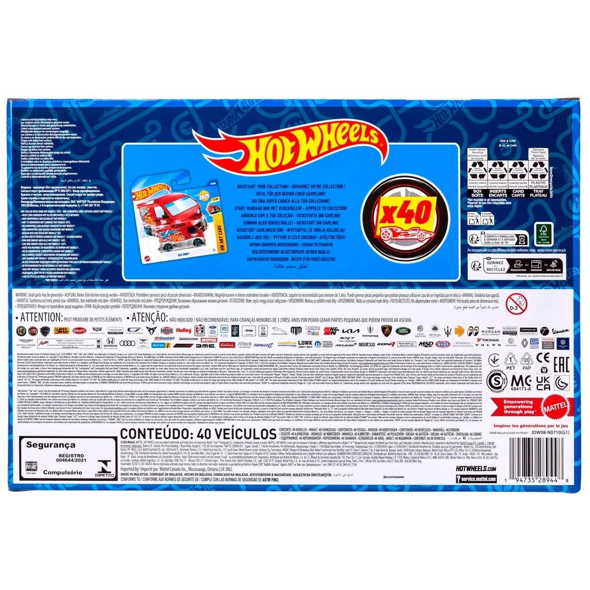 Hot Wheels Paquete De 40 Autos