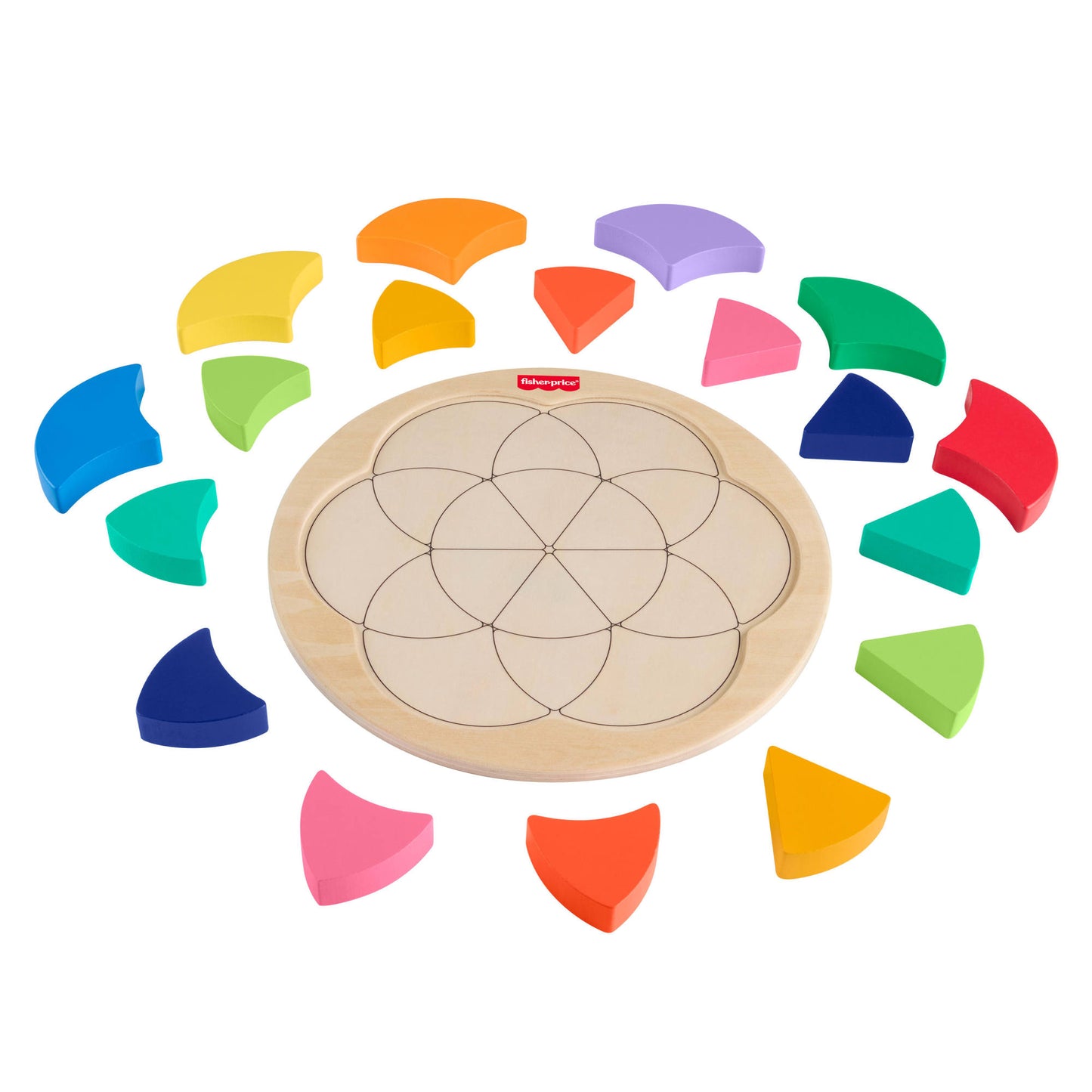 Fisher Price Juguete Rompecabezas Colorido de Madera