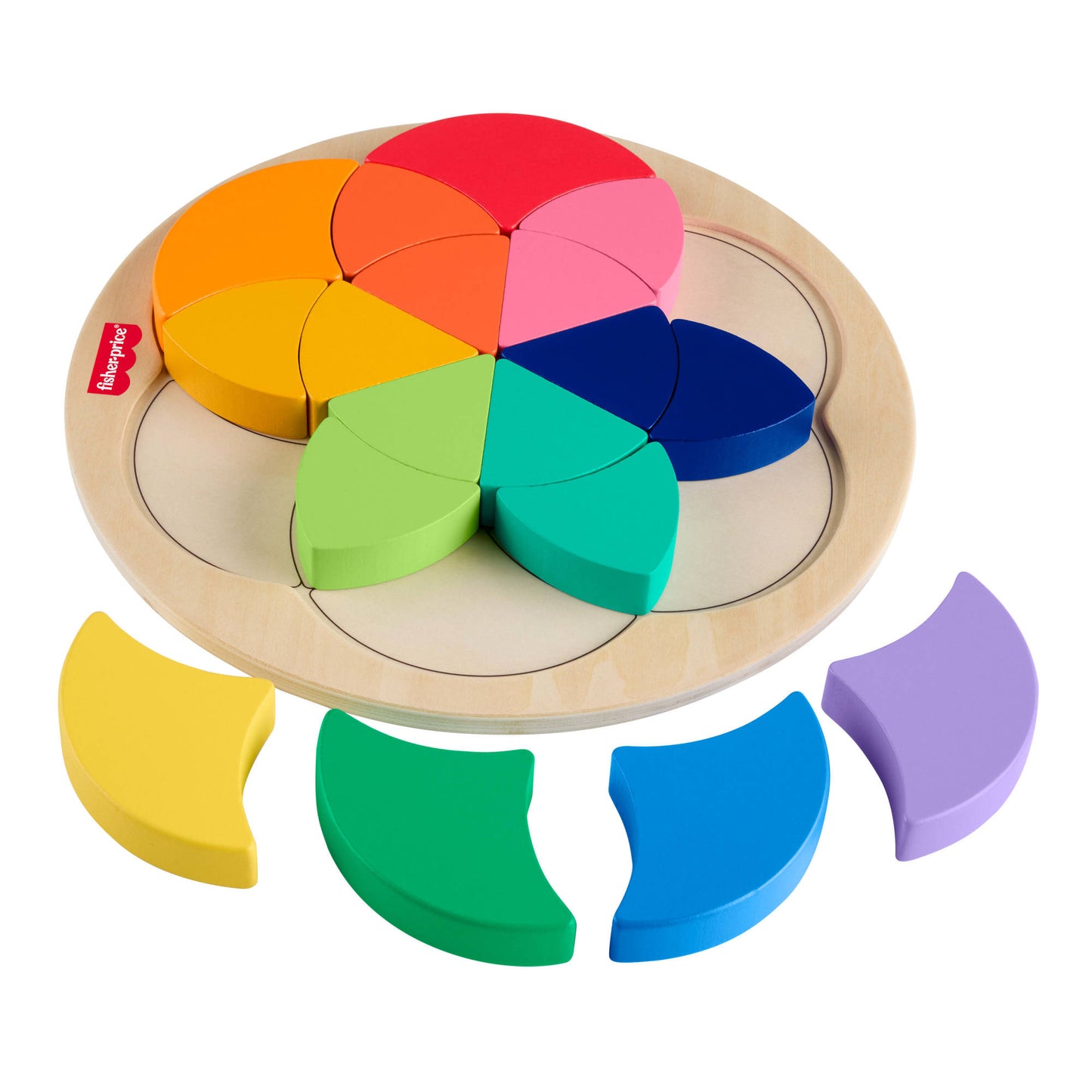 Fisher Price Juguete Rompecabezas Colorido de Madera