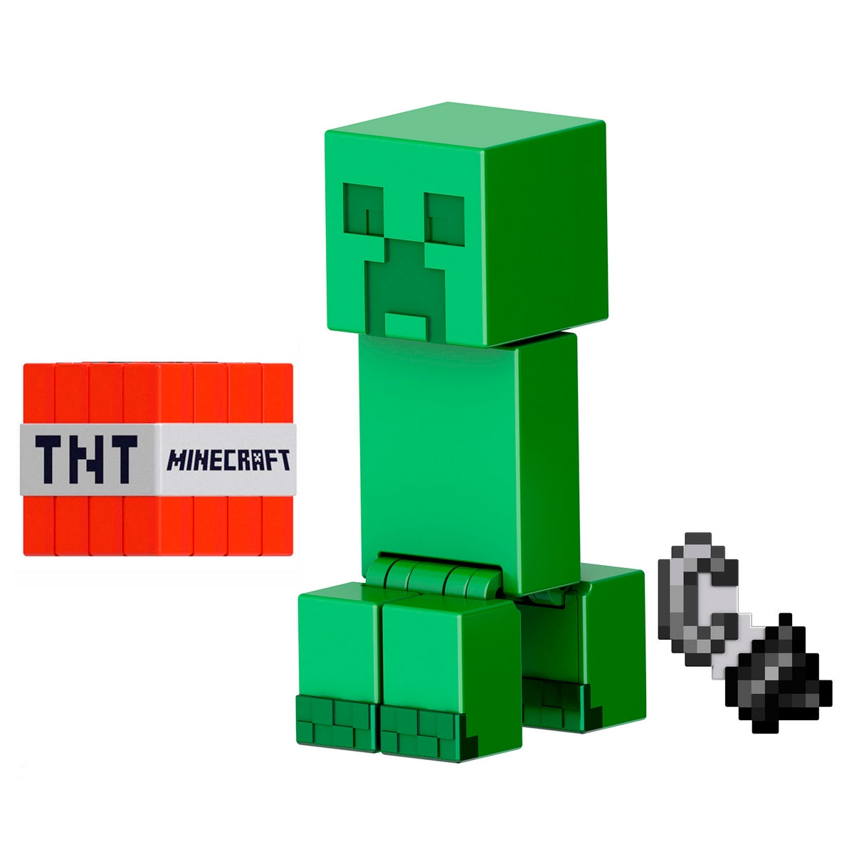 Minecraft Core Figura De 8Cm Con Crafting - Creeper