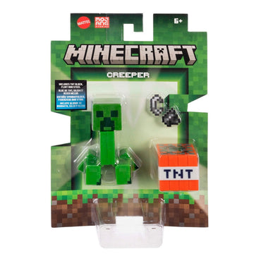 Minecraft Core Figura De 8Cm Con Crafting - Creeper