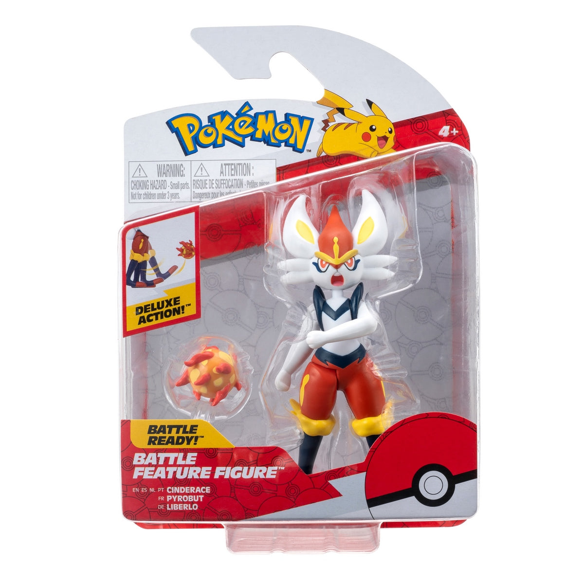Pack Figura 11 Cm. Pokemon - Cinderace