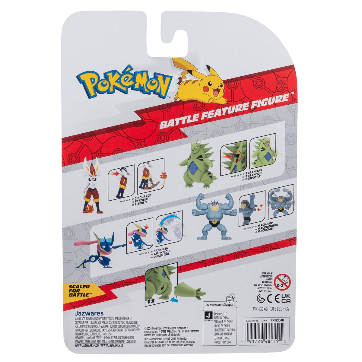 Pack Figura 11 Cm. Pokemon - Tyranitar