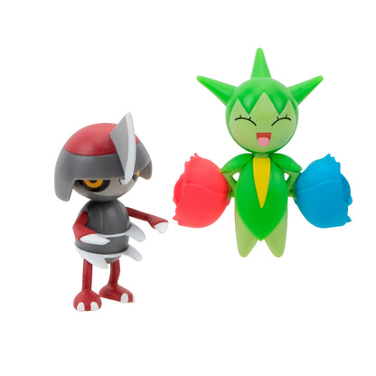 Set 1 O 2 Figuras De 5 A 8 Cm. Pokemon - Roselia + Pawniard