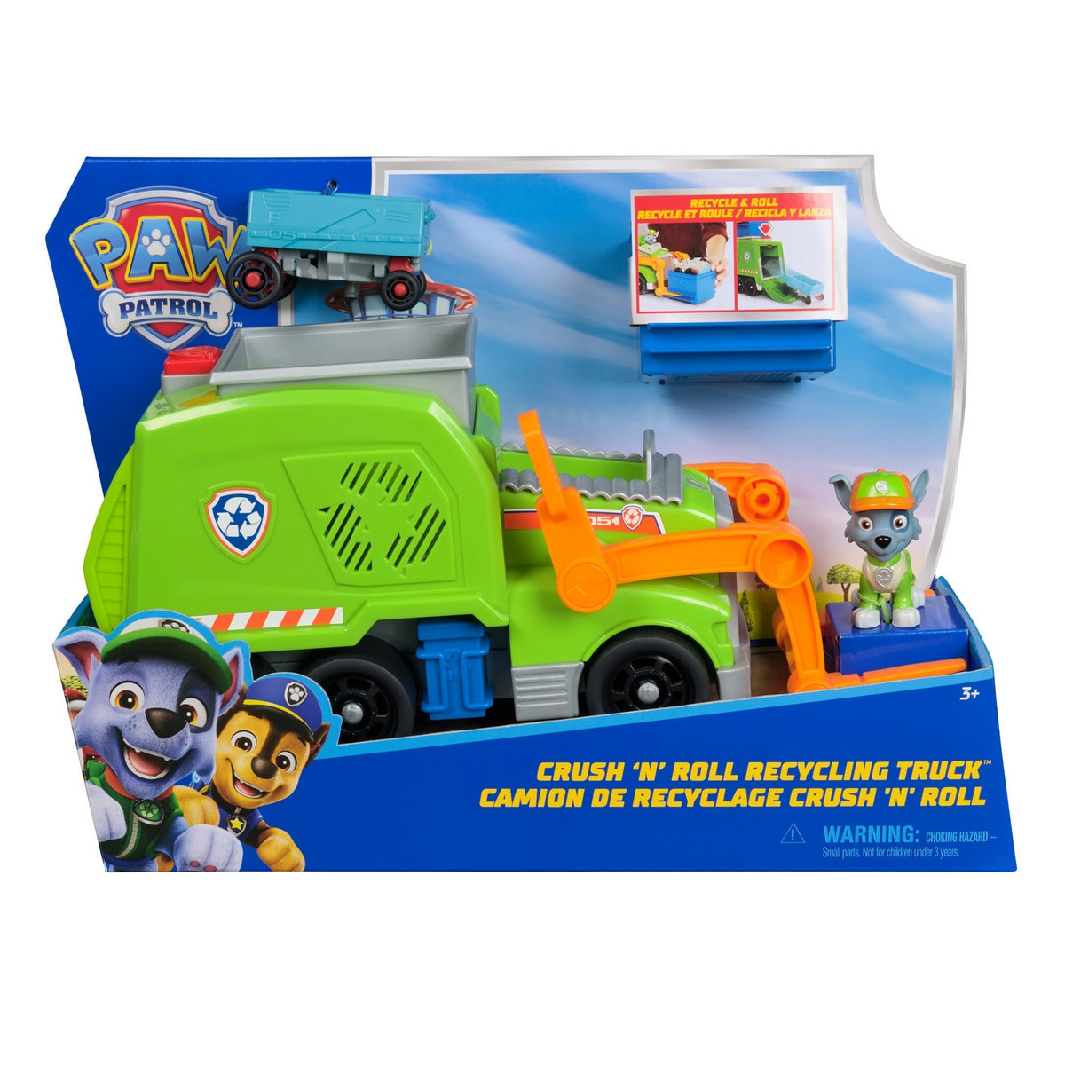 Paw Patrol Camion De Reciclaje Rocky