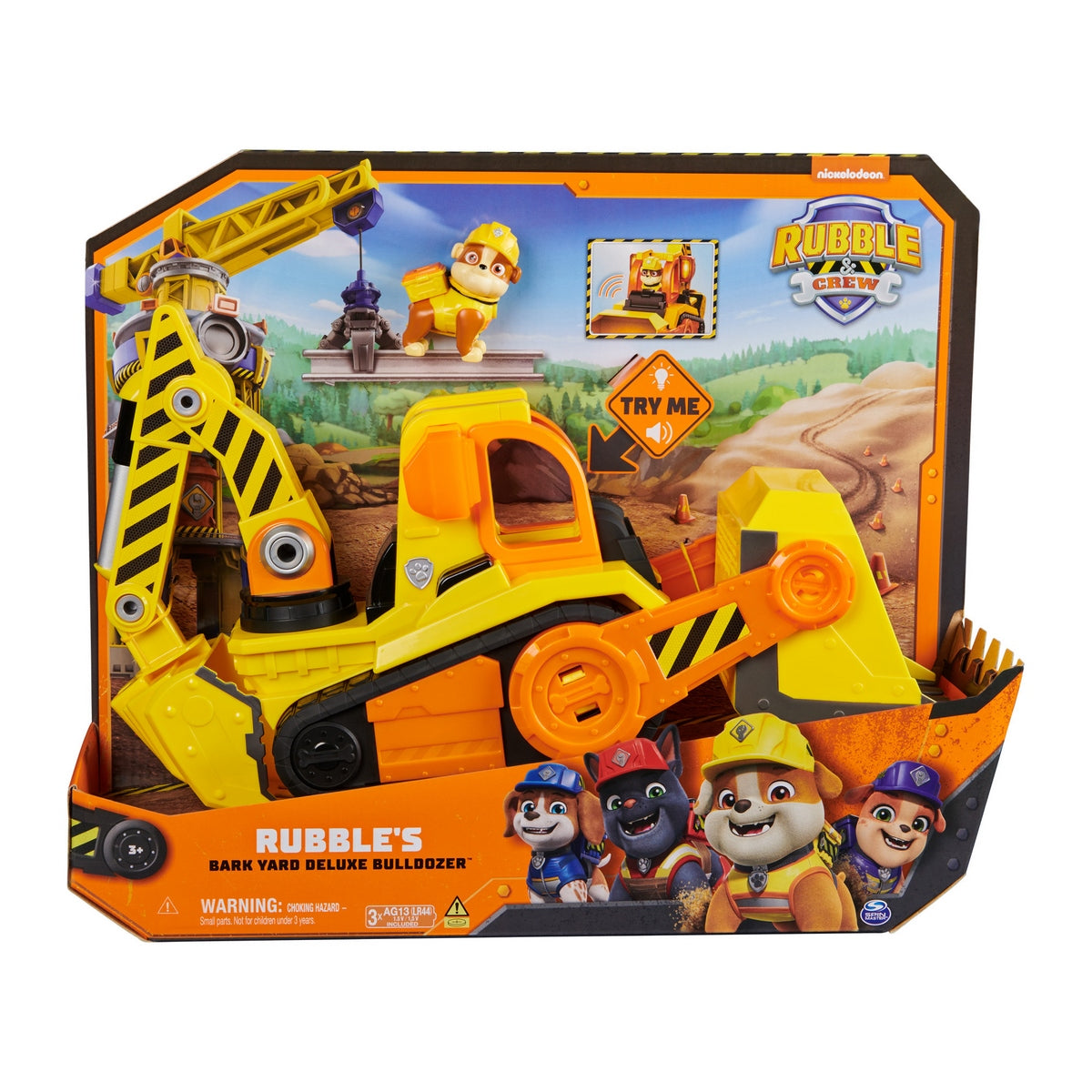 Paw Patrol Vehiculo  Rubble Con Luz Y Sonido