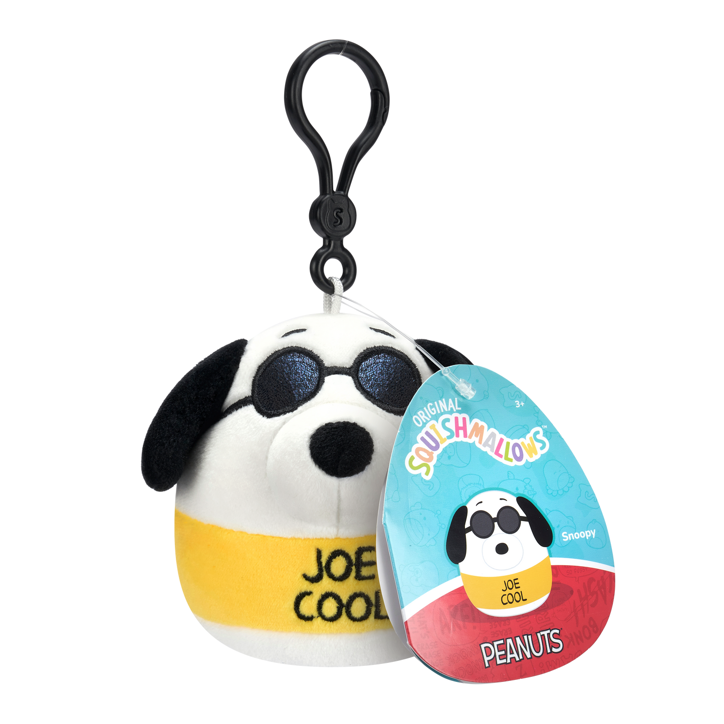 Squishmallows Snoopy Clip 10 Cm Snoopy Joe Cool