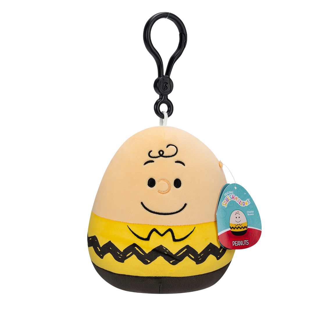 Squishmallows Snoopy Clip 10 Cm Charlie Brown
