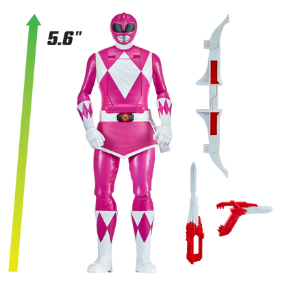 Power Rangers Figura Gira Cabeza Pink Ranger
