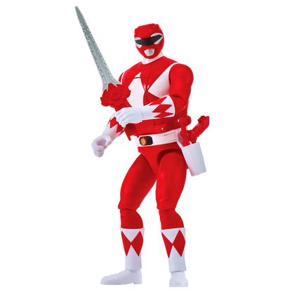Power Rangers Figura Gira Cabeza Red Ranger