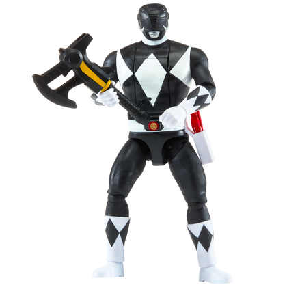 Power Rangers Figura Gira Cabeza Black Ranger