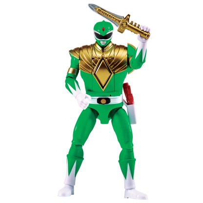 Power Rangers Figura Gira Cabeza Green Ranger