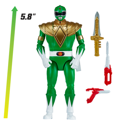 Power Rangers Figura Gira Cabeza Green Ranger