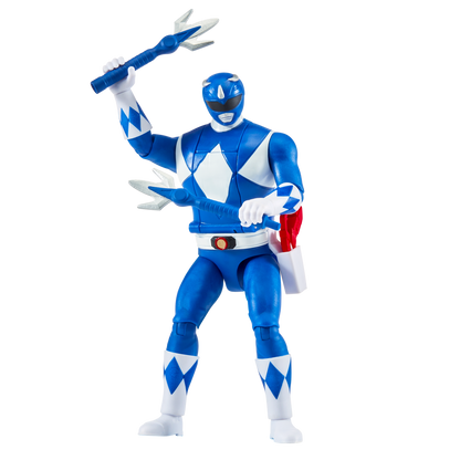 Power Rangers Figura Gira Cabeza Blue Ranger