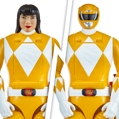 Power Rangers Figura Gira Cabeza Yellow Ranger