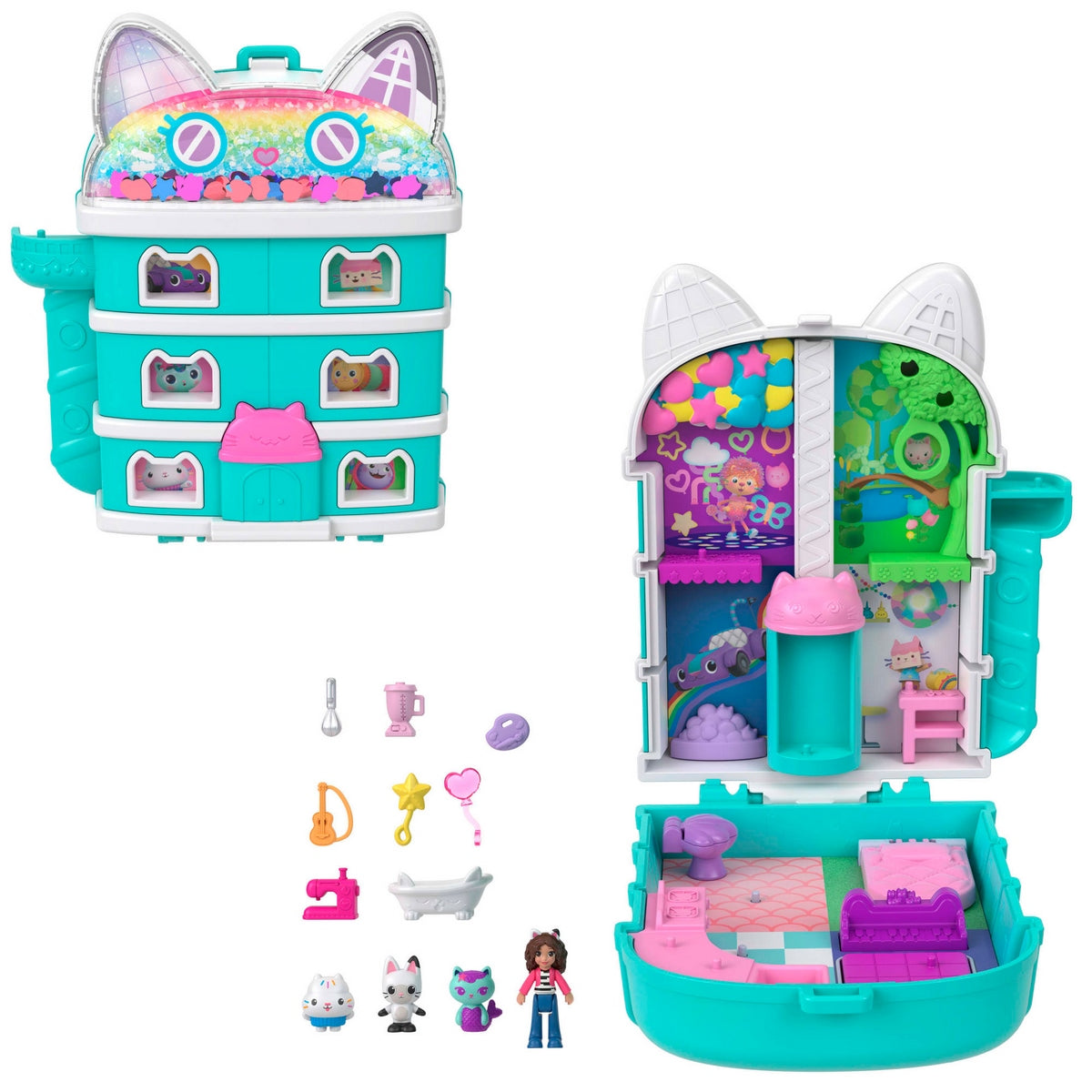 Polly Pocket Set De Juego Compacto Gabby's Dollhouse