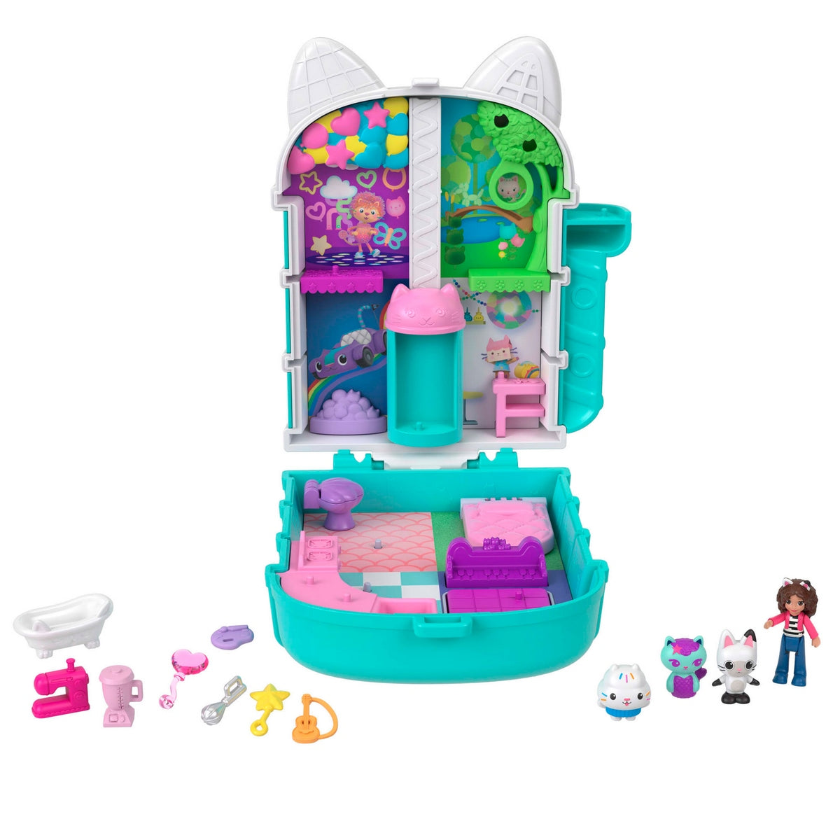 Polly Pocket Set De Juego Compacto Gabby's Dollhouse