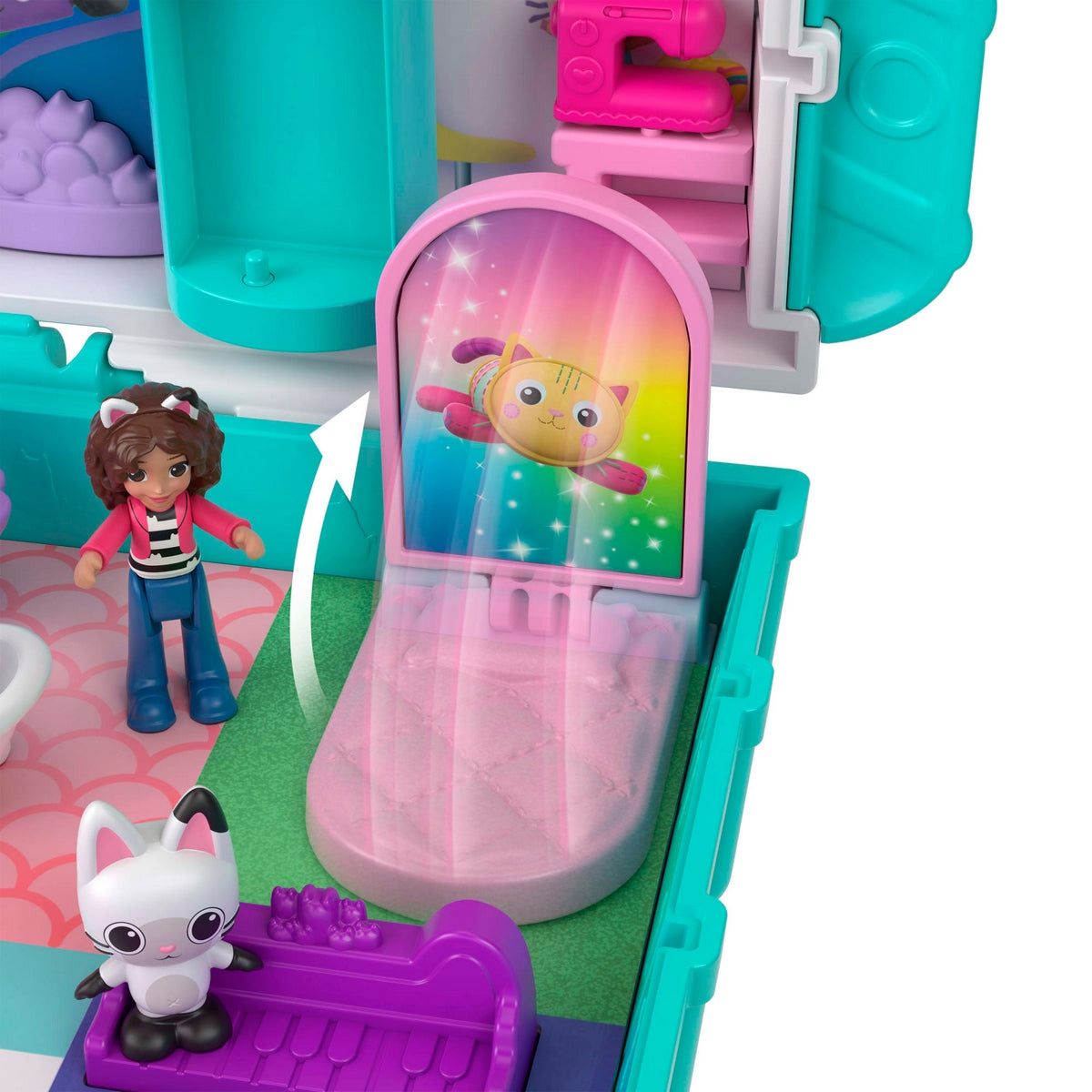 Polly Pocket Set De Juego Compacto Gabby's Dollhouse