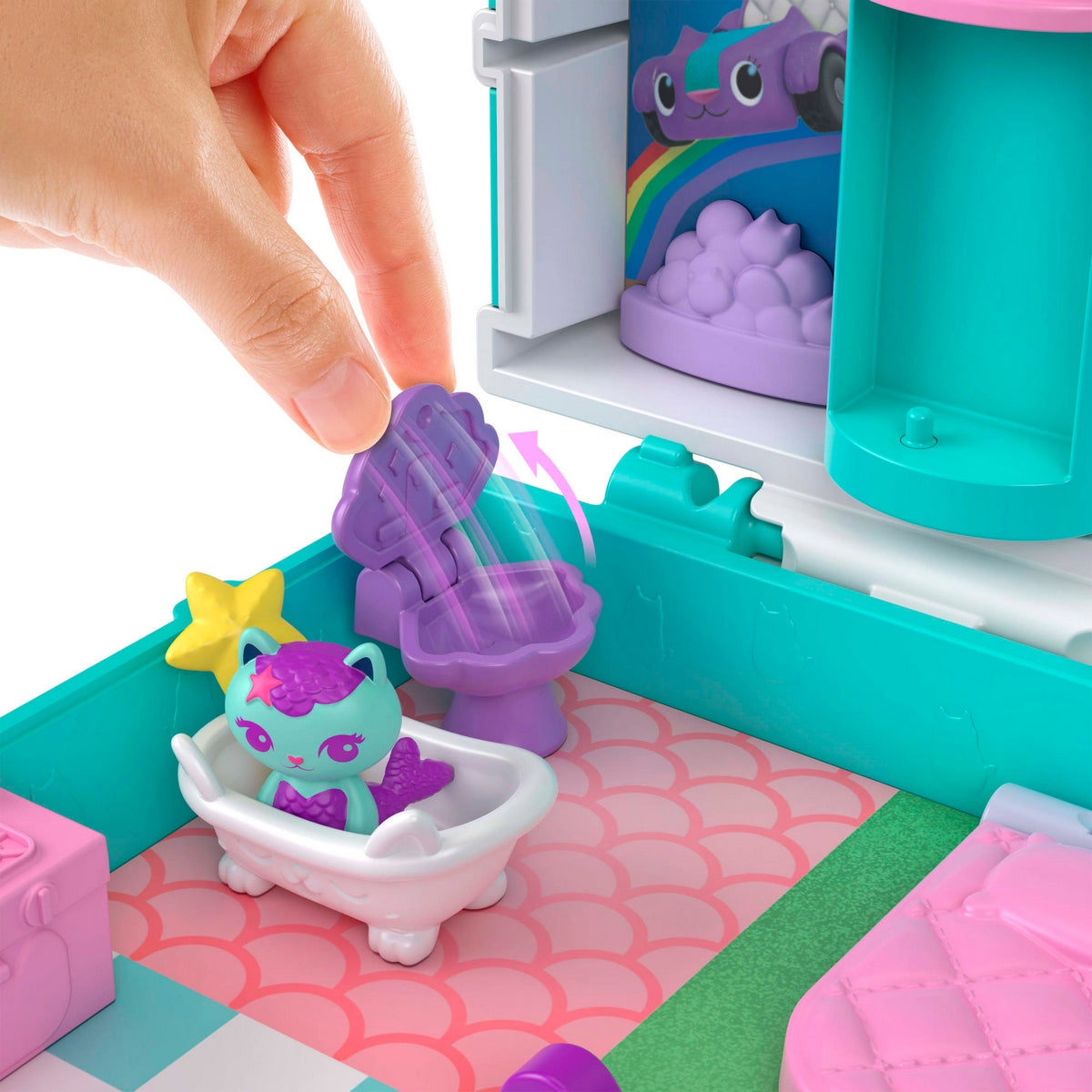 Polly Pocket Set De Juego Compacto Gabby's Dollhouse