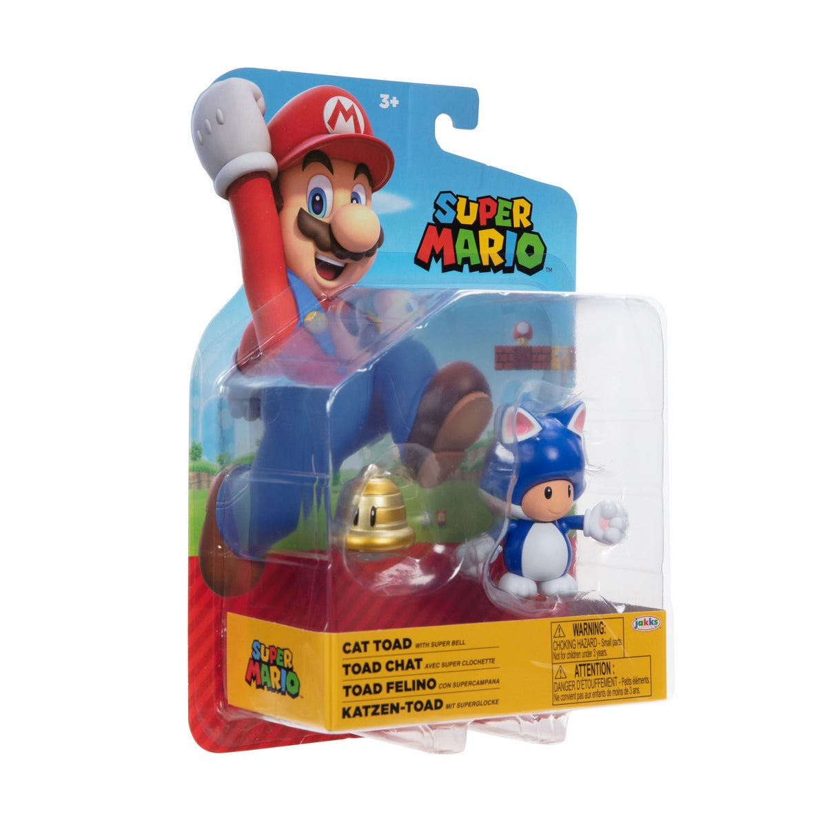 Figuras 10 Cm Super Mario De Nintendo - Toad Felino