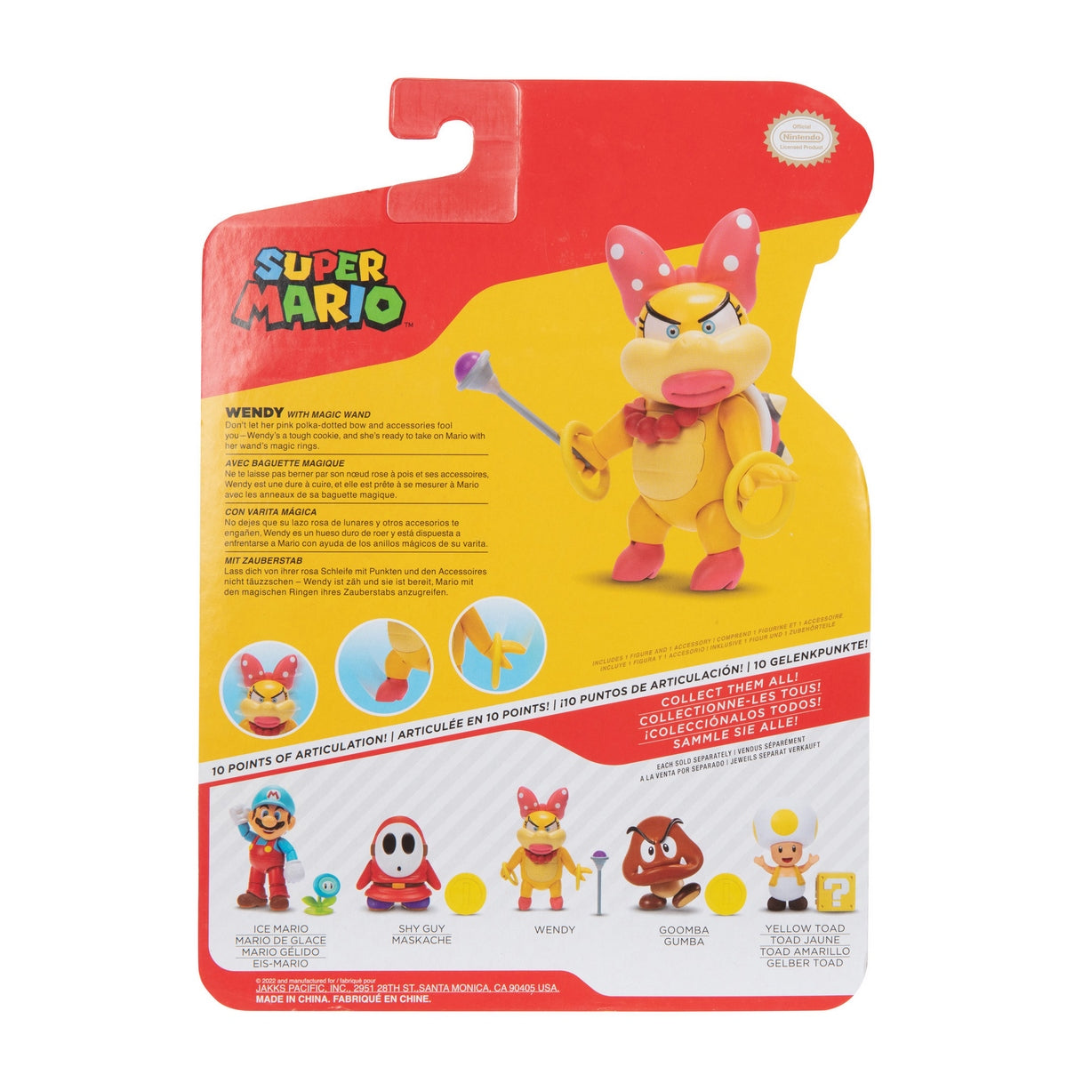 Figuras 10 Cm Super Mario De Nintendo - Wendy