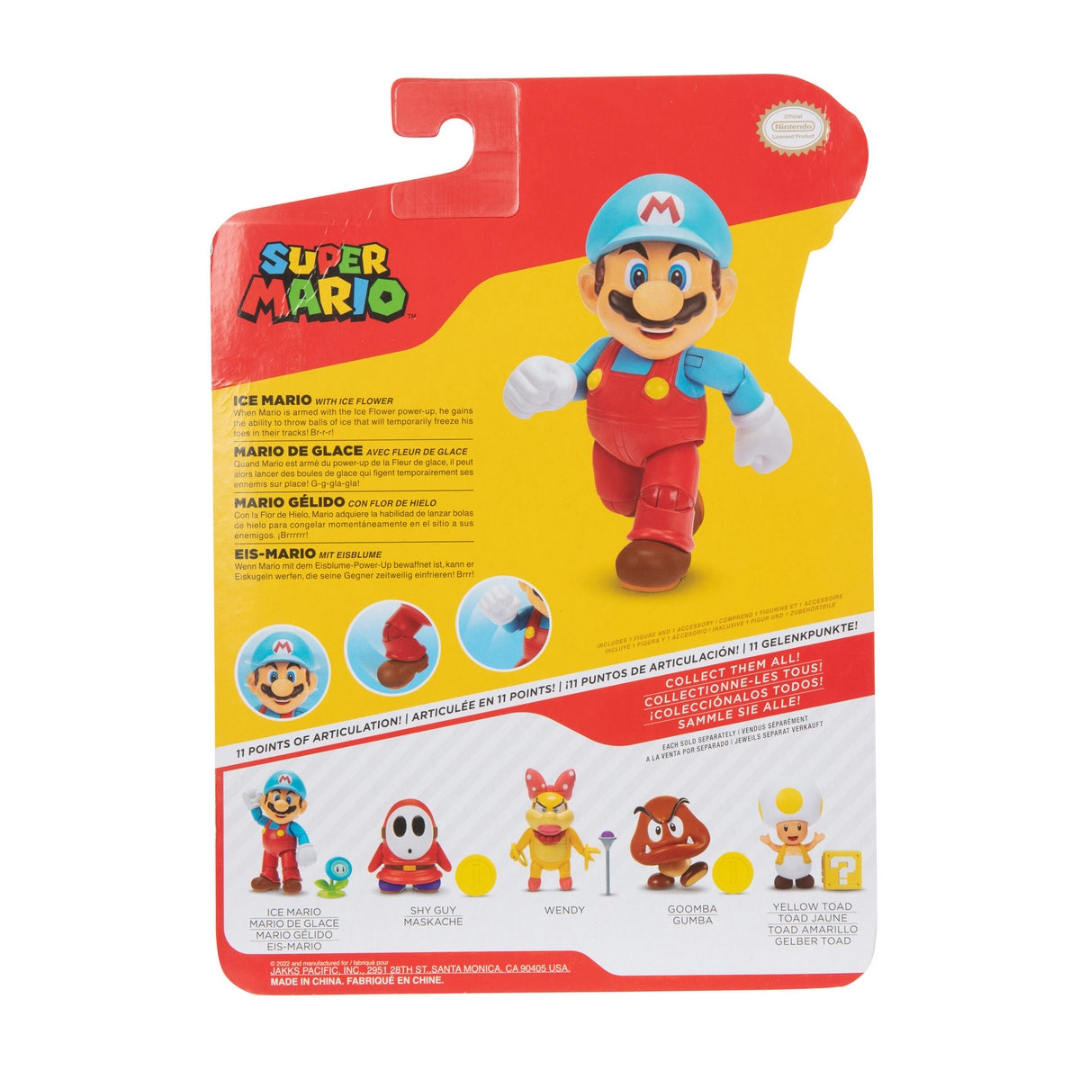 Figuras 10 Cm Super Mario De Nintendo - Mario Gelido