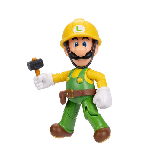 Figura 10 Cm Super Mario De Nintendo - Luigi Constructor